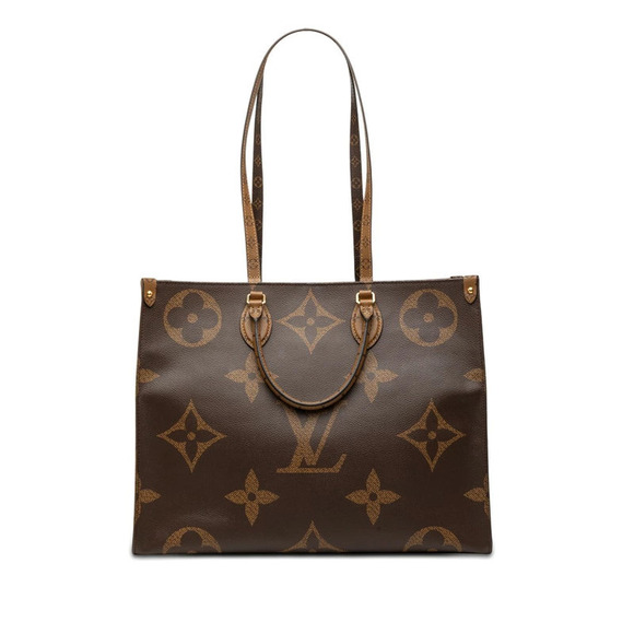 Louis Vuitton Handbags - Louis Vuitton Monogram Giant Reverse On The Go 2way Shoulder Bag Brown Leather